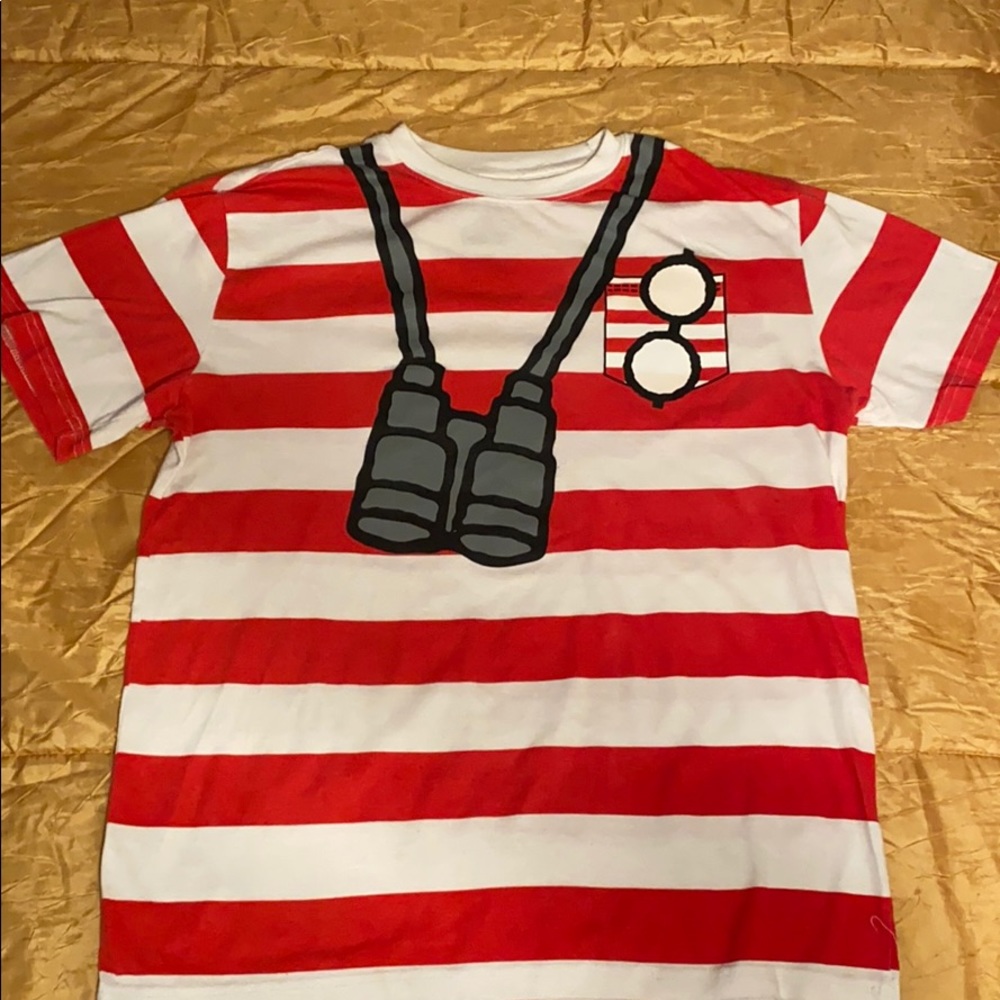 Mens Wheres Waldo T-Shirt Size Large